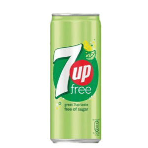 7up free 330ml sleek can Europe