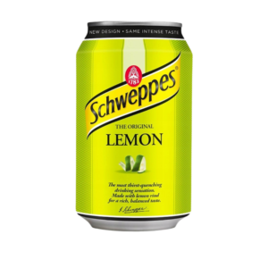 Schweppes Lemon 330ml round can
