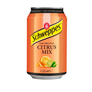 Schweppes Citrus Mix 330ml Round Can