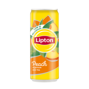 Lipton Ice Tea Peach 330ml sleek can