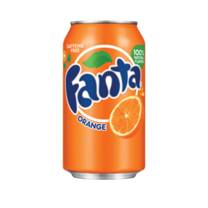 Fanta Orange 330ml round can