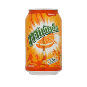 Mirinda Orange 330ml round can