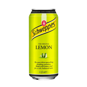Schweppes Lemon 330ml sleek can
